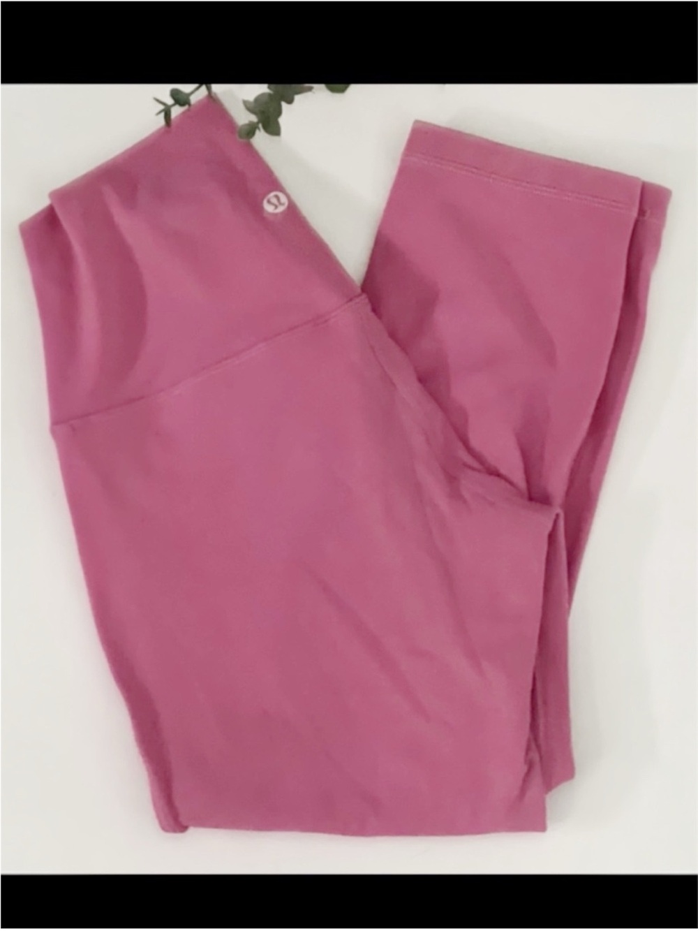 Lululemon Align High-Rise Crop 21" Pink Blossom *Double Lined Size 6